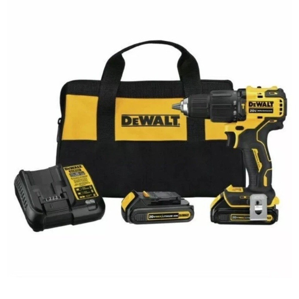 DEWALT DCD771C2 20V MAX Li-Ion 1/2 in. Cordless Drill/Driver Kit (1.3 Ah) Open B